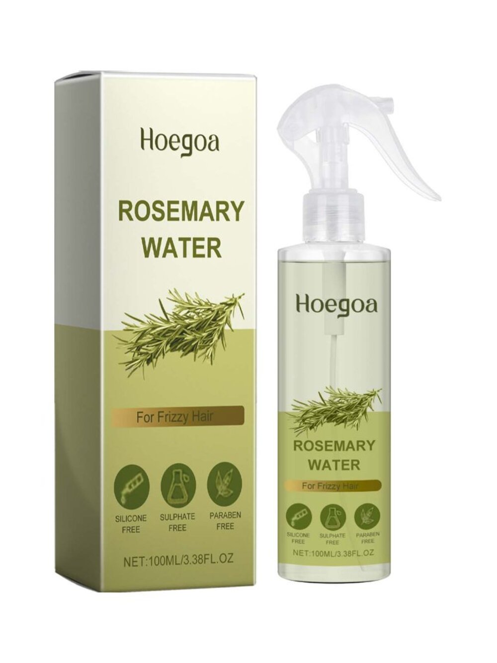 HOEGOA Rosemary & Mint Hair & Scalp Mist 100ml – Hydrating & Nourishing
